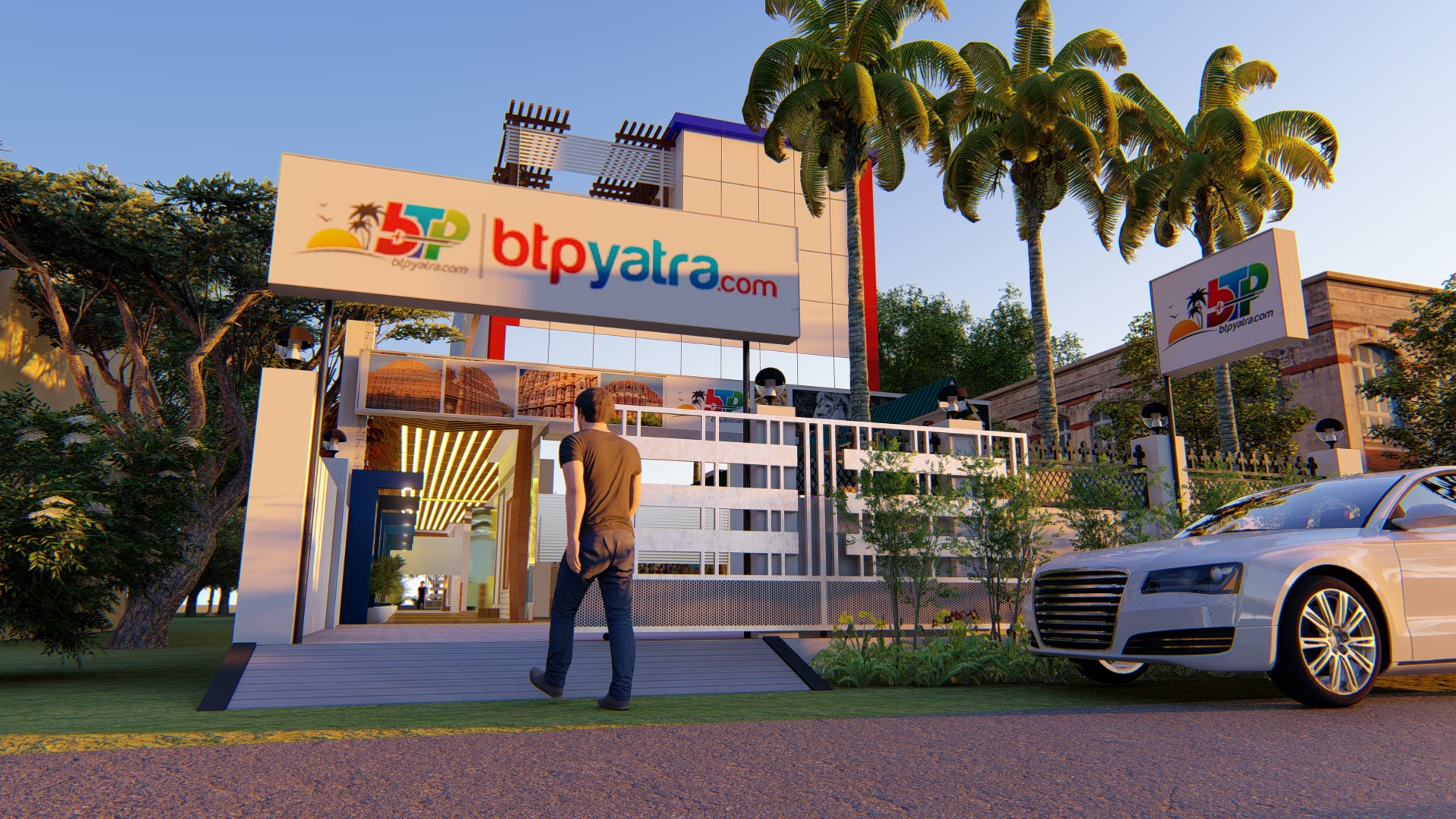 tours & Travels shop outer elevation