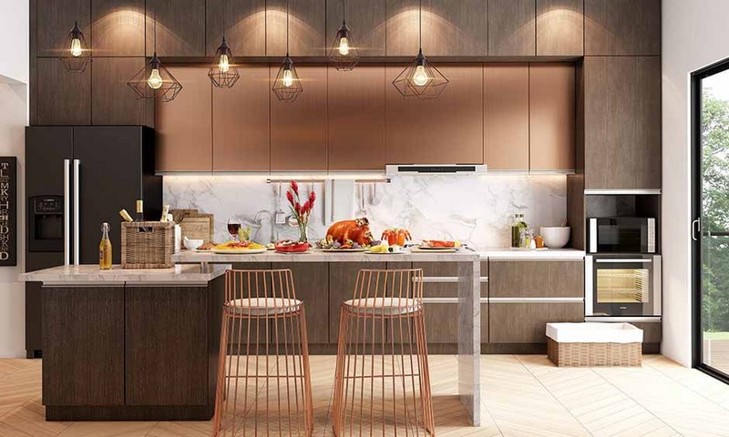 Modern i-land kitchen