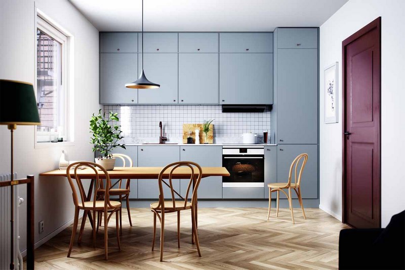 One wall kitchen