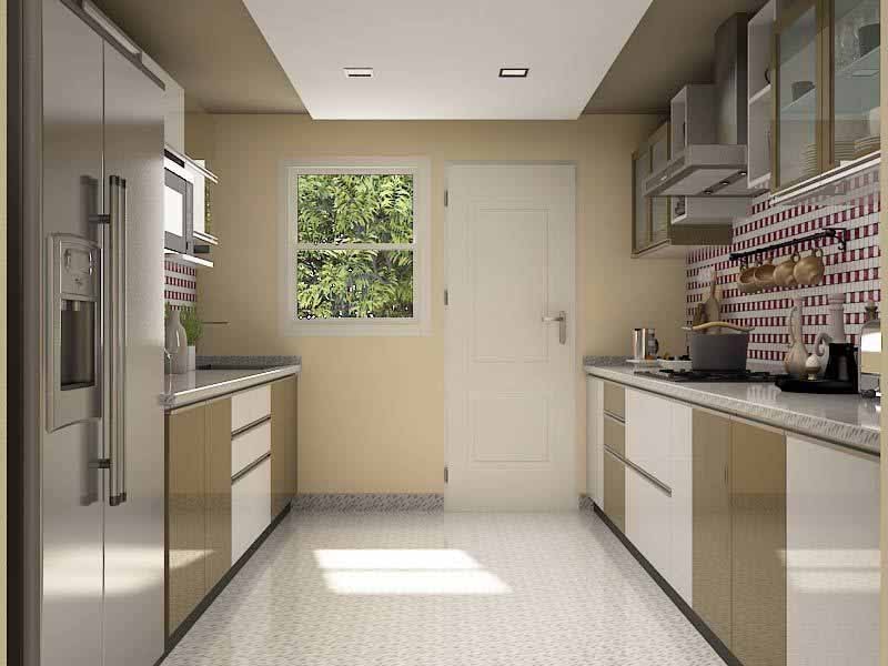 Parallel kitchen